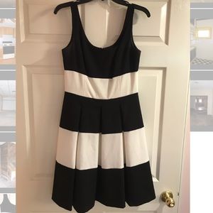 Black and white striped Ralph Lauren dress